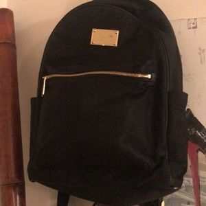 Black Michael Kors back pack